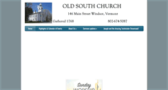 Desktop Screenshot of oldsouthchurch.com