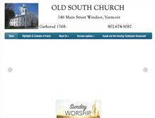 Tablet Screenshot of oldsouthchurch.com